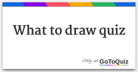 online drawing quiz